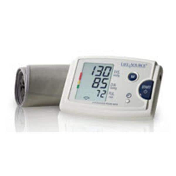 LifeSource Premium Blood Pressure Monitor Gry LF Arm Digital Display Ea