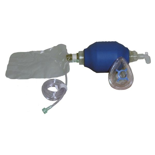 Bag Resuscitator For Manual Pulmonary Rescusitator Adult Disposable Ea, 6 EA/CA