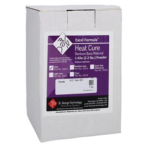 Excel Formula Denture Resin Base Heat Cure Veined 2.2Lb/Jr