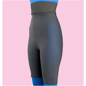 Compression Girdle Above Knee/High Waist Small Black