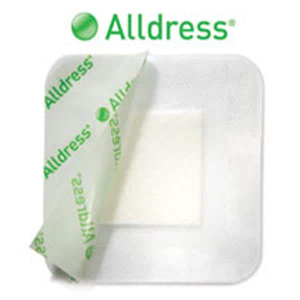 Alldress Composite Island Dressing 6x6" Self-Adhesive Low Adherent, 10 BX/CA