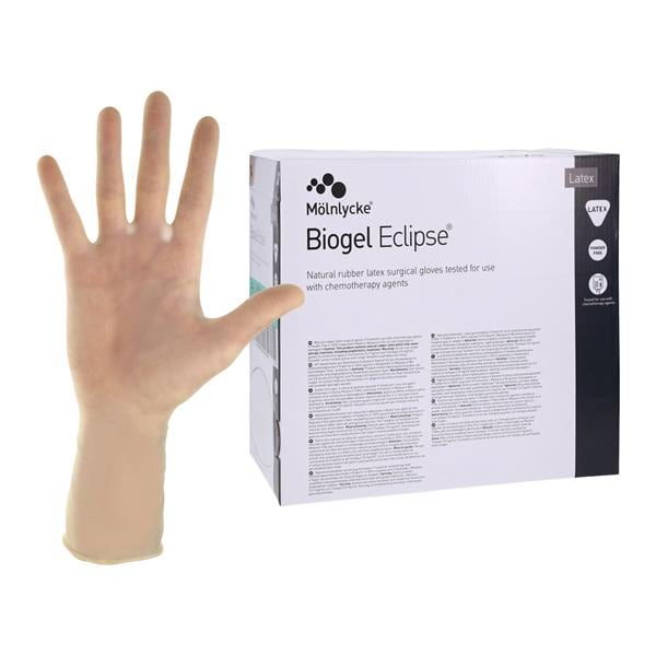 Biogel Eclipse Surgical Gloves 7.5 Straw