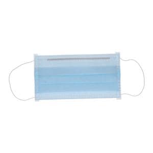 Barrier Surgical Combination Mask / Shield Not ASTM Rated Anti-Fog Blue 50/Bx