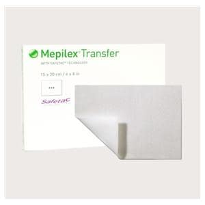 Mepilex Transfer Foam Dressing 6x8" Sterile Non-Adherent Adhesive Absorbent LF