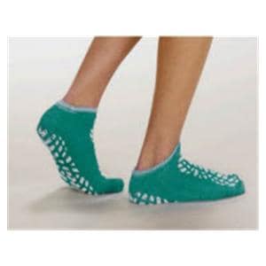 Terry Treads Patient Slippers Terrycloth Green 2X Large Reusable 48Pr/Ca