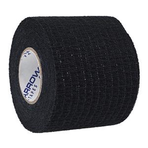 Arrow-Lite Athletic Tape Poly Blend Fabric/Elastic 2"x7.5yd Black NS 24/Ca