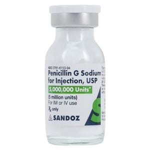Penicillin G Sodium Injection 5MU/vl Powder SDV 10/Bx
