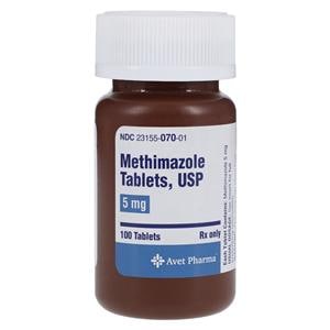Methimazole Tablets 5mg Bottle 100/Bt