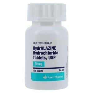 Hydralazine HCl 50mg 100/Bt