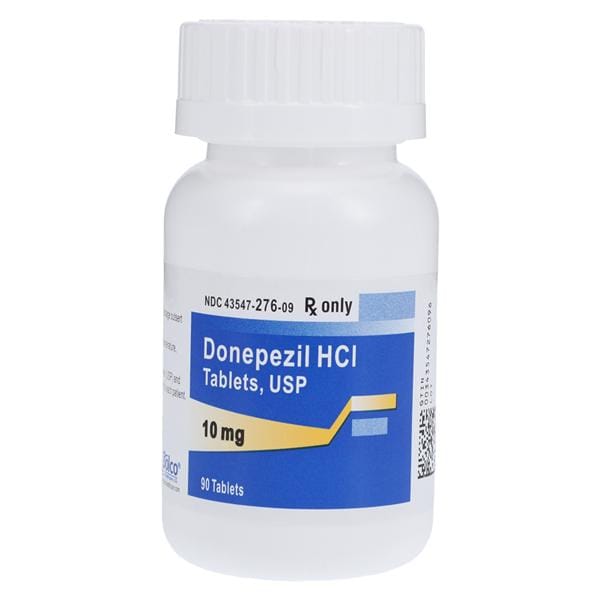 Donepezil HCl Tablets 10mg Bottle 90/Bt