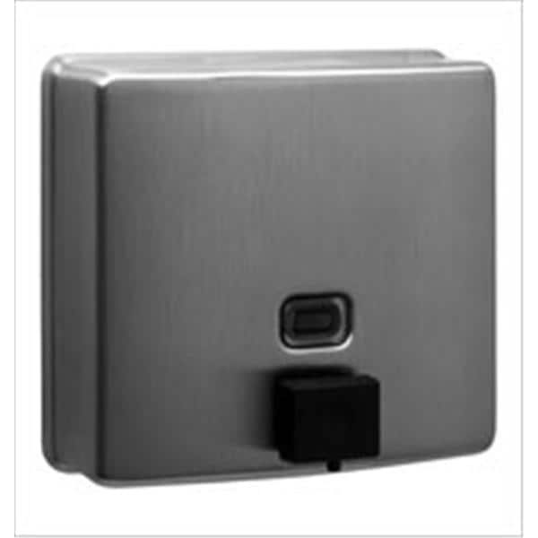 Dispenser Soap Silver Manual 40 oz Ea
