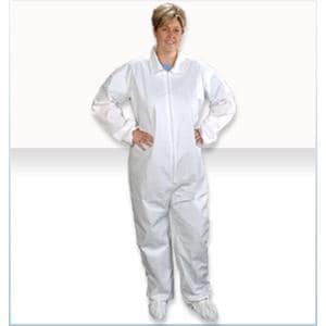ComforTech Protective Coverall X-Large White 25/Ca