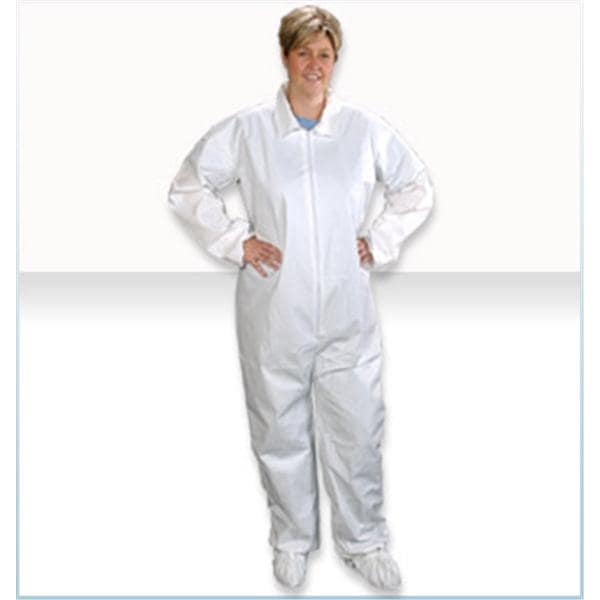 ComforTech Protective Coverall X-Large White 25/Ca