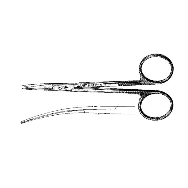Iris Scissors Curved 4-5/8" Stainless Steel Ea