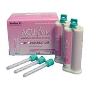 ACU-flow Bite Registration 50 mL 45 Second Set Complete Kit 6/Pk