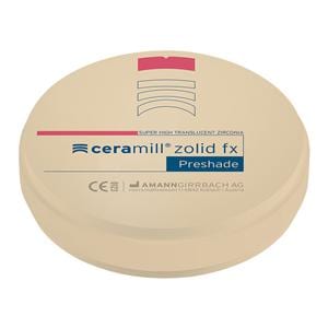 Ceramill Zolid FXPS Zirconia Disc B LT 98x14 Ea