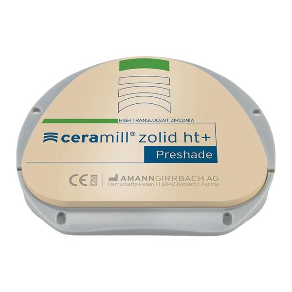 Ceramill Zolid HT+ Zirconia Disc A2 71x16 Ea