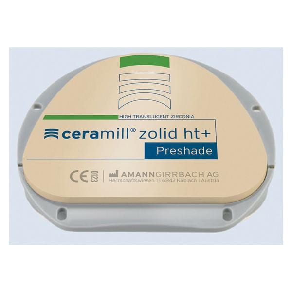 Ceramill Zolid HT+ Zirconia Disc B4 71x16 Ea