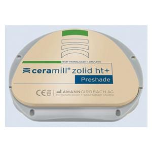 Ceramill Zolid HT+ Zirconia Disc D4 71x20 Ea
