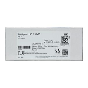 Zolid Gen-X Zirconia Disc A3.5 98x25 Ea