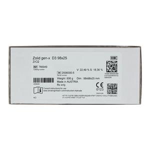 Zolid Gen-X Zirconia Disc D3 98x25 Ea