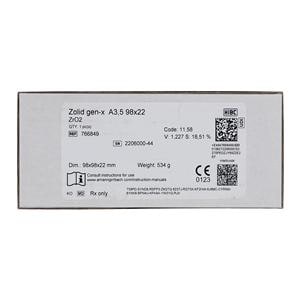 Zolid Gen-X Zirconia Disc A3.5 98x22 Ea