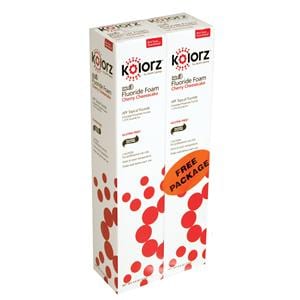 Kolorz Fluoride Foam 1.23% APF Cherry Cheesecake 2/Pk