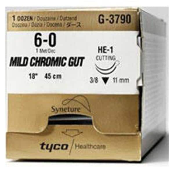 Surgigut Suture 3-0 30" Chromic Gut Monofilament CV-24 Undyed 36/Ca