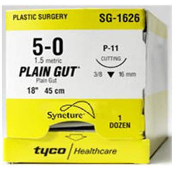 Surgigut Suture 3-0 30" Plain Gut Monofilament GS-23 Undyed 36/Pk