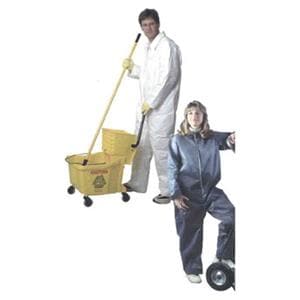 Staff Coverall Polypropylene X-Large White 25/Ca