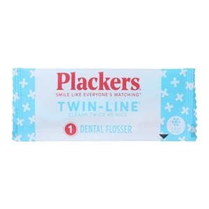 Plackers Flosser Twin Line Individually Wrapped 1000/Ca