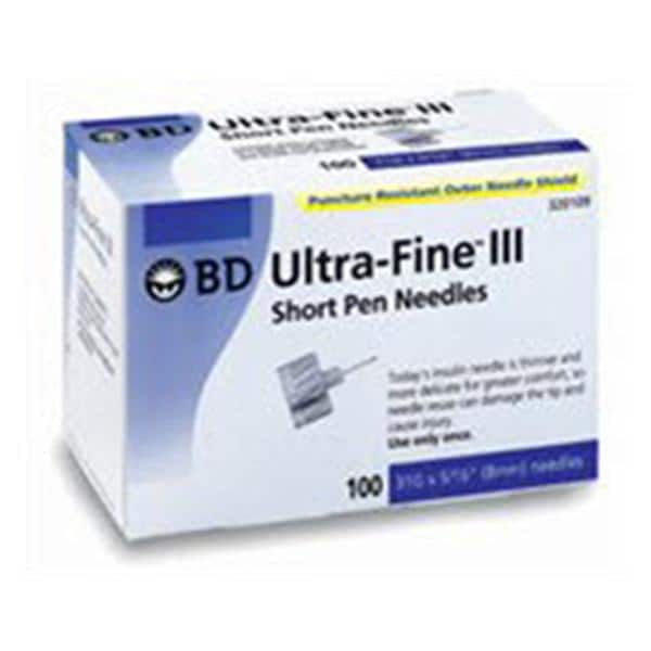 Ultra-Fine III Insulin Pen Needle 31gx1/3" Conventional 12Bx/ca