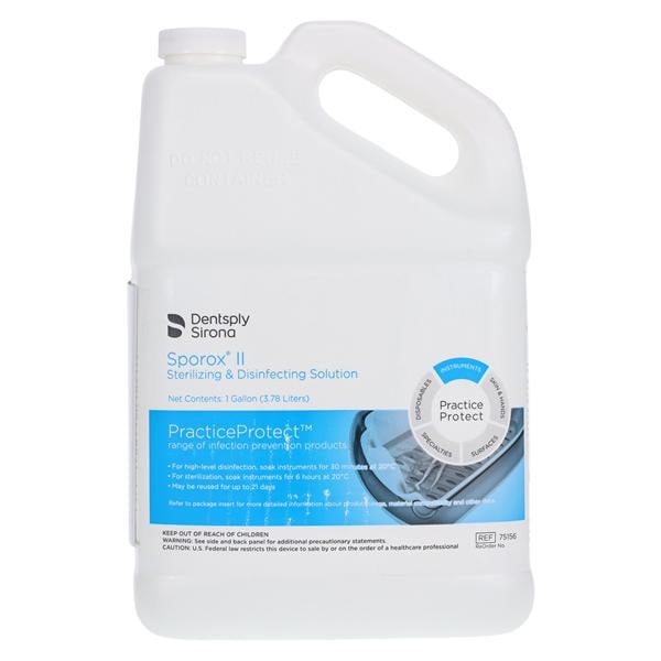 Sporox II Sterilizing & Disinfecting Solution 1 Gallon Ga