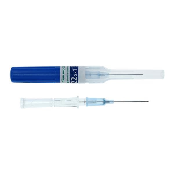SurFlash IV Catheter 22 Gauge 1" Blue 50/Bx