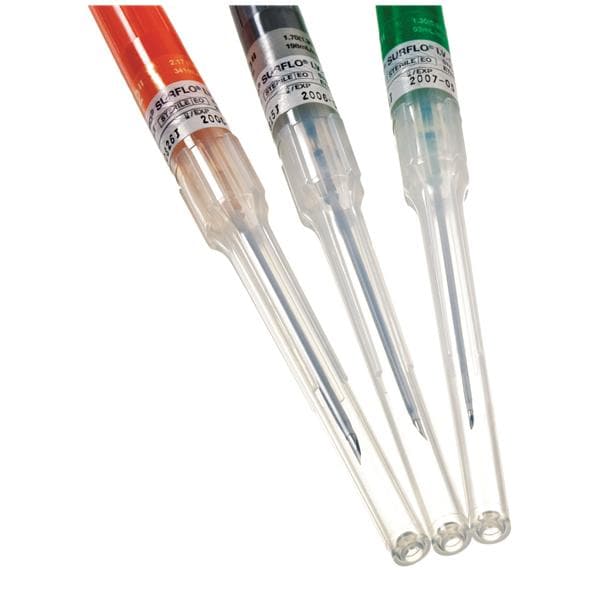 Surflo IV Catheter 16 Gauge 2-1/2" Gray 200/ca