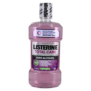 Listerine Total Care Zero Anticavity Fresh Mint Mouthwash 1 Liter 6/Ca