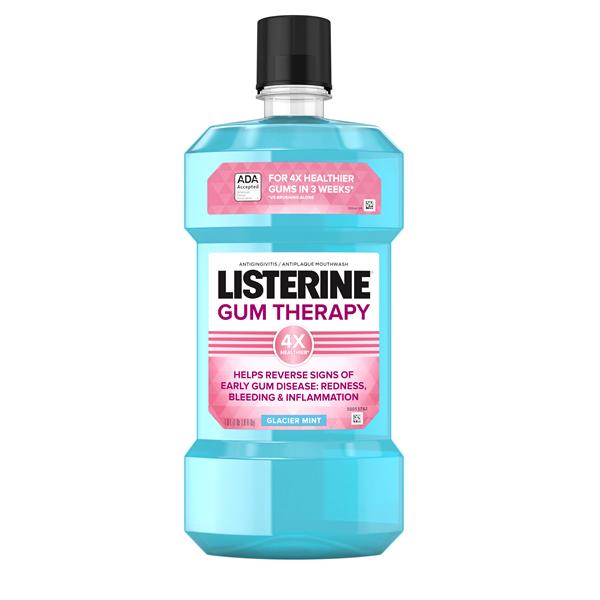 Listerine Gum Therapy Antigingivitis Fresh Mint Mouth Rinse 1 Liter 6/Ca