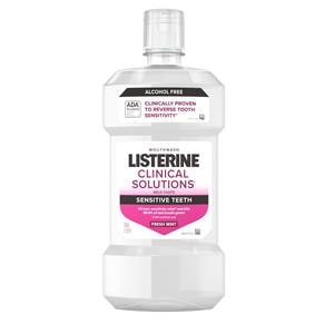 Listerine Clinical Solution Sensitivity Relief Frsh Mnt Mouth Rinse 500 mL 6/Ca