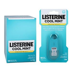 Listerine Pocket Mist Mist Cool Mint 0.25 oz 6/Pk, 6 PK/CA