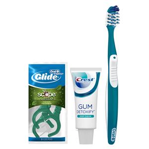 Crest Oral-B Toothbrush Bundle Bundle with Flossers 72/Ca