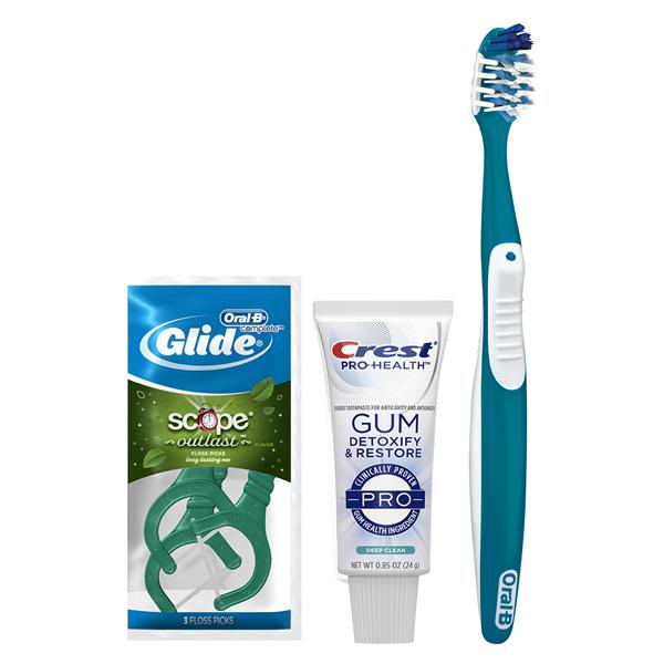 Crest Oral-B Toothbrush Bundle Bundle with Flossers 72/Ca