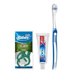 Crest Oral-B Basic Toothbrush Bundle with Flossers 144/Ca