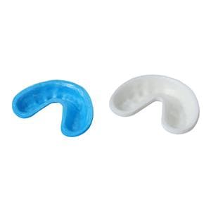 Oral-B Centrays Single Arch Fluoride Trays Foam Sm w/o Hndl White / Blue 100/Bg