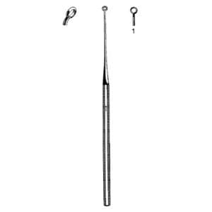 Buck Ear Curette Stainless Steel Non-Sterile Reusable Ea