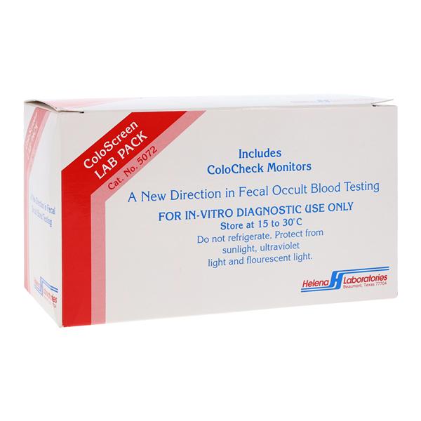 ColoScreen FOB: Fecal Occult Blood Test Kit CLIA Waived For Lab Use 100/Bx