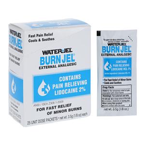 Water Jel Burn Relief Gel 3.5gm 25/Bx