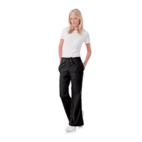 Scrub Pant 5 Pockets X-Large Black Womens Ea