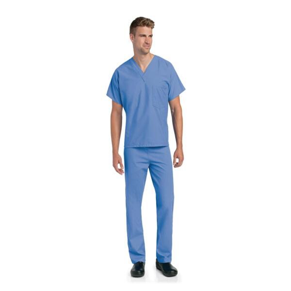 Scrub Shirt 7502 Unisex X Small Ceil Blue Ea Henry Schein