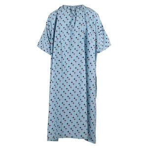 Patient Gown Polyester / Cotton Sheeting Adult One Size Diamonds In The Rough Ea