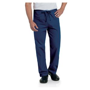 Scrub Pant 65% Polyester / 35% Cotton 2 Pockets Large Navy Unisex Ea